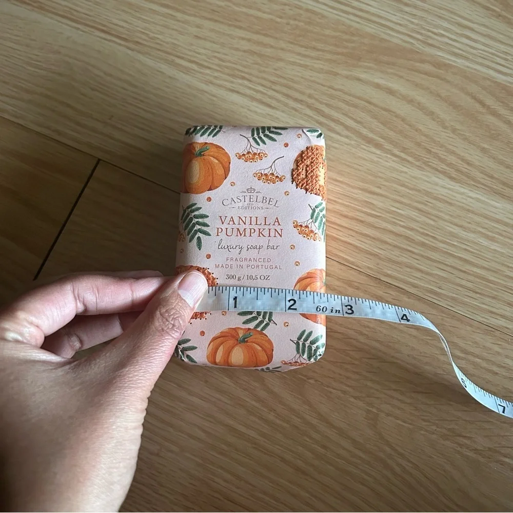 Castelbel LTD Editions Vanilla Pumpkin Luxury Soap Bar 10.5oz